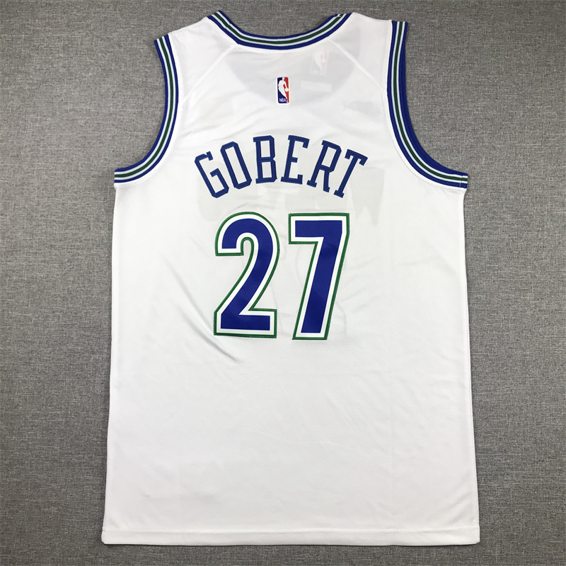 Men Minnesota Timberwolves #27 Gobert White 2024 Nike NBA Jersey->minnesota timberwolves->NBA Jersey